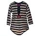 little Girls Cute Long Sleeve Top Pant Clothes Set Black1 4-5 yrs 4-5 Years