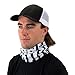 Hoo-Rag - High Performance 100% Moisture Wicking Polyester Microfiber Multi-Functional Face Mask & Neck Cover - UPF 30 - One Size Fits Most - American Ink