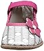 Robeez Becca Mary Jane Soft Sole Crib Shoe (Infant), Grey, 6-12 Months M US