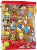 Little Einsteins Mickey Mouse Clubhouse Higglytown Heroes Bath Toys Set of 12
