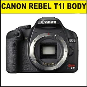 Canon Rebel T1i 15.1 MP Body (Broken Kit Box) w/ Supplied Manufacturer Accessories: Camera &amp; Photo