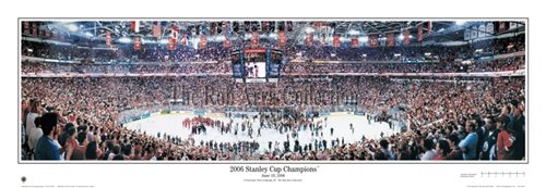 Carolina Hurricanes - 2006 Stanley Cup Champions 13.5 x 39 Panoramic Photo - Unframed