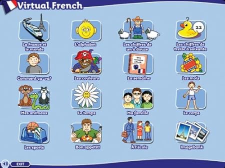 Virtual French for Key Stage 2 - beginner's French CD-ROM from Sherston and Collins (home user)