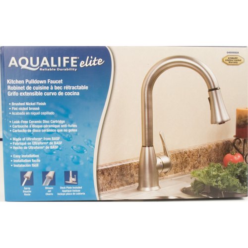 Waxman 0490900A Aqualife Elite Brushed Nickel