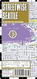 Streetwise Seattle Map - Laminated City Center Street Map of Seattle, Washington - Folding pocket size travel map with monorail & streetcar lines