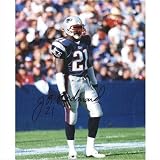 J.R. Redmond Autographed New England Patriots (Blue Jersey) 8x10 Photo
