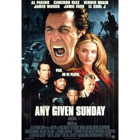 Posters: Any Given Sunday Poster - Al Pacino, Cameron Diaz - An Oliver Stone Film (39 x 28 inches)