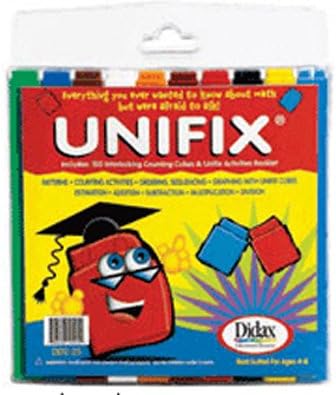 6 Pack DIDAX UNIFIX CUBES 100 ASST COLORS