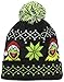 Muppets Men's Kermit Fair Isle Intarsia Knit Beanie with Pom