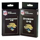 NFL Jacksonville Jaguars Multiplication and Division Flash Cards