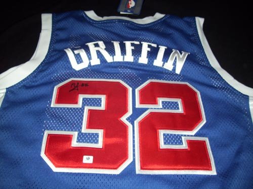 GAI Authentic Blake Griffin Autograph Los Angeles Clippers Blue Alternate Jersey