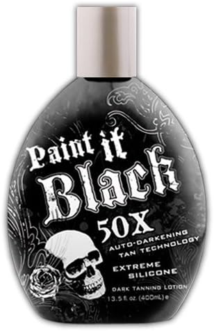 Millennium PAINT IT BLACK 50X Bronzer Indoor Dark ACCELERATOR Lotion Tanning Bed