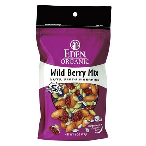 Eden Wild Berry Mix, Organic, 4-Ounce Pouch (Pack of 6)