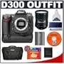 Nikon D300 Digital SLR Camera with Nikon 18-200mm VR DX Lens + Nikon MB-D10 Grip Multi Power Battery Pack + 4GB CF Memory Card + EN-EL3e Battery + Case + Cameta Bonus Accessory Kit