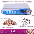 Nagelfr�ser Fr�ser mit LED Anzeige 35.000 Umin Inklusive 61 TLG. Schleifk�rper Set