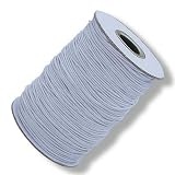 White Elastic Cord 144yd - Heavy