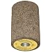 Norton Gemini Snagging Abrasive Plug, Type 18R, Round Tip, Aluminum Oxide, 5/8"-11 Arbor, 2" Diameter, 3" Thickness, 24 Grit (Pack of 10)