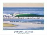 California Classics Newport River Jetties Surfing Poster