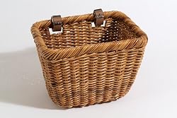 Nantucket Bike Basket Cisco Basket Rectangular Lt. Brown