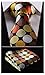 HISDERN Orange Polka Dot Ties for Men Handkerchief Woven Classic Silk Mens Ties and Pocket Square Set Wedding Business