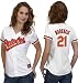 Nick Markakis Women's Jersey: Women's 2010 Majestic Home White #21 Baltimore Orioles Jersey