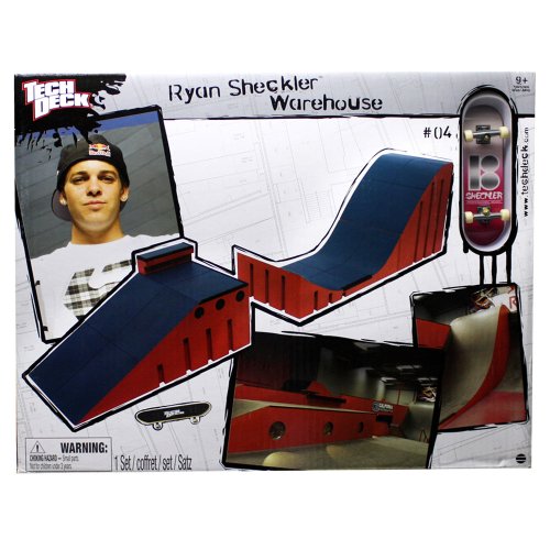 Tech Deck SheklerWarehouse Large with Big Ramp and Fingerboard