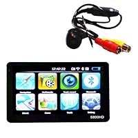 X-gps S800hd MTK DVR + Wireless CCD CAR Rear View Camera 7.0 Inch 128mb RAM 8gb Gps & DVR Camera Recorder 2*8 Gb Au/ Us/ Eu/ Ca MAP & Wireless CCD Rv Camera