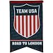 Olympics USA Olympics London 2012 17'' x 26'' Shield Banner Flag
