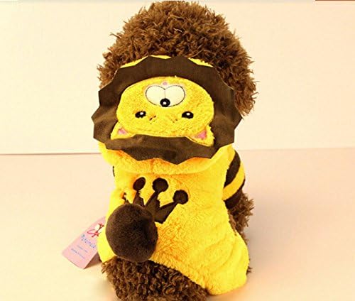 Autumn Winter Cartoon My Neighbor Totoro Pet Dog Coat Clothes Jumpsuit (S, Yellow)
