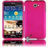 Hot Pink Hard Case Cover for Samsung Galaxy Note i717 i9220