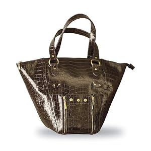 Spiegel Croco-Embossed Bucket Bag