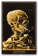 Skull with Cigarette, 1885 by Vincent Van Gogh 24"x36" Art Print Poster