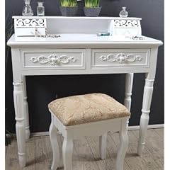 Sekret�r Schreibtisch Chabby Chic Rosali antik wei� Landhaus Impressionen