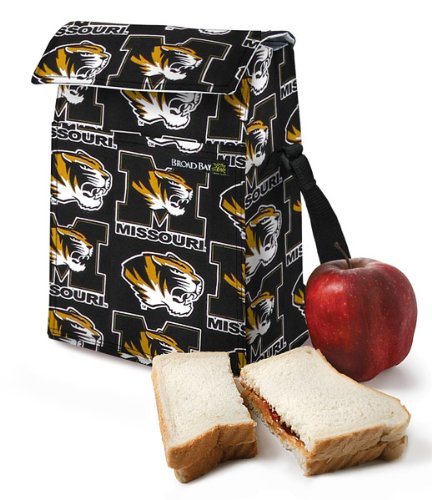 Mizzou University of Missouri Logo Tigers Lunch Tote Insulated Bag COOLER Lunchbox Tote Lunchboxes SEARCH BROAD BAY LUNCH FOR OTHER DESIGNS - CHRISTMAS GIFT IDEAS for HIM or HER Kids Boys Girls Men Ladies NO Lead Lead-Free