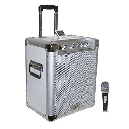 Pyle PCMX240I Battery Powered Portable PA System with Ipod Docking Station