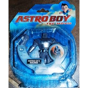  3 inch Astro Boy the Movie Metro City Soldier Action Figure Toy