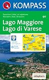 Lago Maggiore, Lago di Varese: Wander-, Bike- und Skitourenkarte. 1:50.000 title=