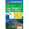 Lago Maggiore, Lago di Varese: Wander-, Bike- und Skitourenkarte. 1:50.000