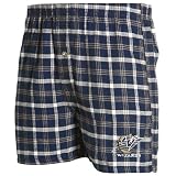 NCAA Washington Wizards Navy Blue Plaid Tailgate Boxer Shorts (Medium)