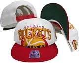 Houston Rockets Two Tone Big Logo Plastic Snapback Adjustable Plastic Snap Back Hat / Cap