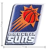 Phoenix Suns Logo Embroidered Iron on Patches Free Shipping From Thailand
