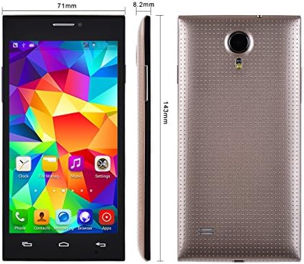 AXIONG X909 MTK6572 256M+2G Android 4.2,1.2G Dual Core,5.0 inch,Spport WIFI,Bluetooth,Gravity Sensor(Gold)