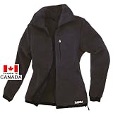 TAIGA Fleece Jacket-300 - Women's Polartec-300 Fleece Jacket, Black, MADE IN CANADA