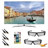 Samsung UN55D8000 55-Inch 1080p 240Hz 3D LED HDTV (Titanium) 3D Bundle with ....