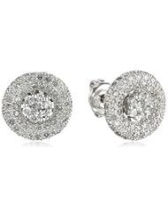 Sterling Silver Diamond Earrings (1.60Cttw, I-J Color, I2-I3 Clarity)