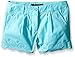 Nautica Girls' Woven Short with Scalloped Edge