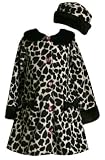 Bonnie Jean Girls 2-6x Animal Print Fleece Coat