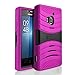 STARSHOP Coolpad Rogue case, Premium Durable Rugged Shell Hybrid Protective Phone Cover with Built in Kickstand with Premium Screen Protector (Pink)