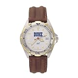 Duke Blue Devils Duke All Star Watch with Leather Band - Men's