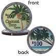 100 Ceramic Coconut Tree Chips - $100